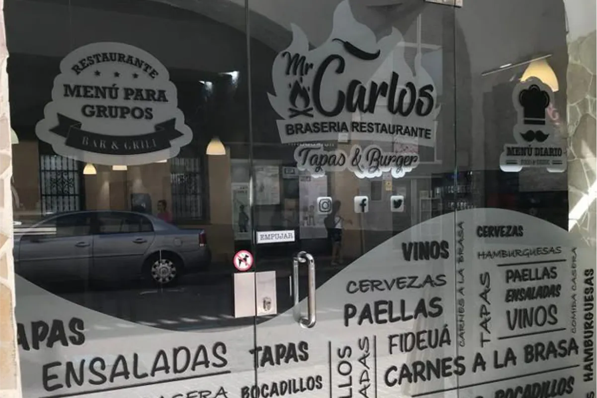 Letras para Vidriera